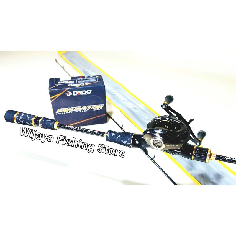 Set Joran dan Reel BC Casting Daido Predator 180 195 BONUS PE