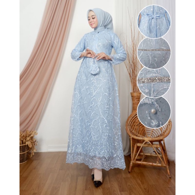 Gamis Tille Namira Busui / Baju Wisuda Kebaya Modern Dress / Kebaya Modern Muslim / Kebaya / Gamis Kebaya / Busui