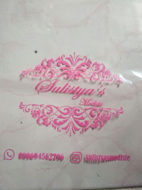 [100 Pcs] Plastik Opp Baju Ukuran 30x35, + Sablon 1 Warna