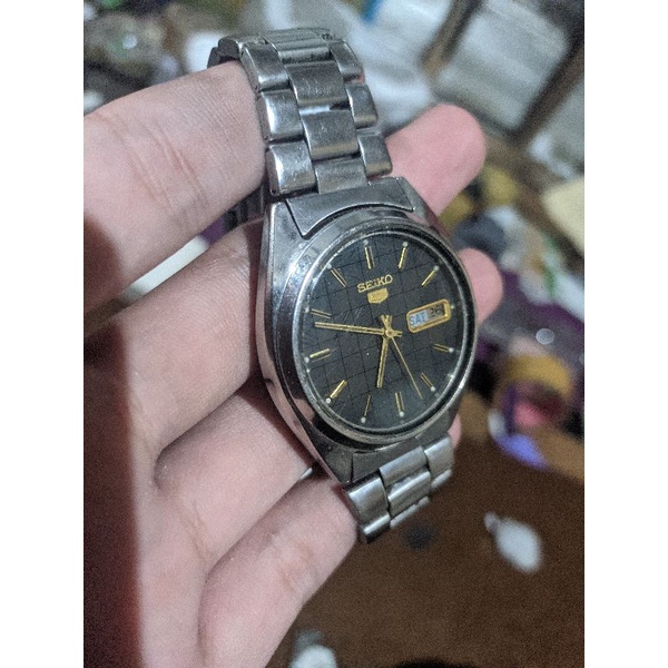 jam tangan seiko5 bekas original arloji automatic /otomatis