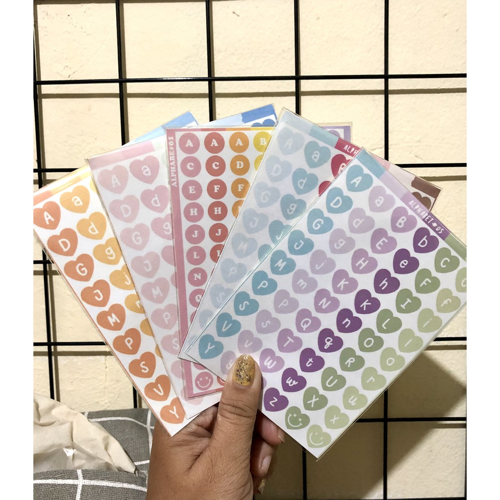 

Sticker Tumblr | Sticker Alphabet Deco Sticker Planner | Sticker Abjad Cutting sticker murah