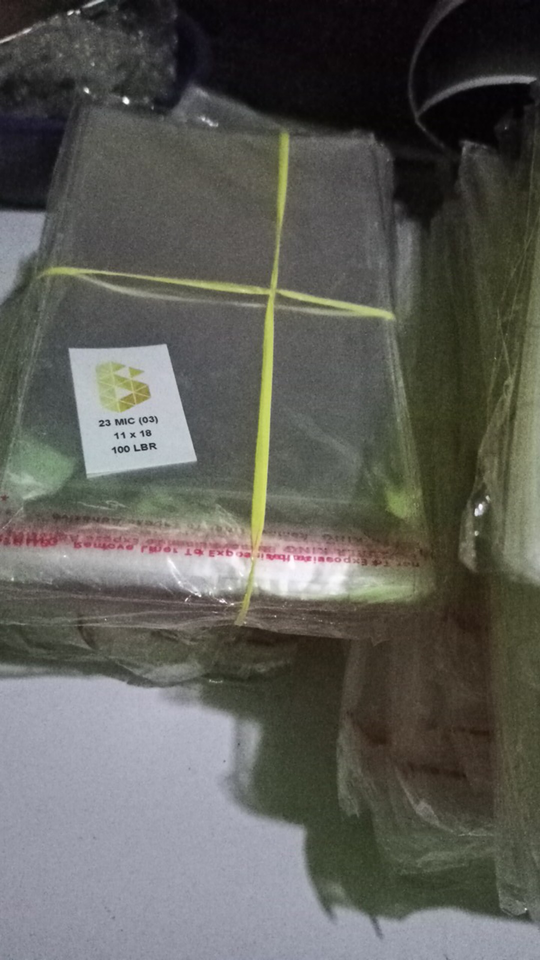 10 X 21,5 Cm Plastik Opp Tebal (100 Lbr) (lem/seal)