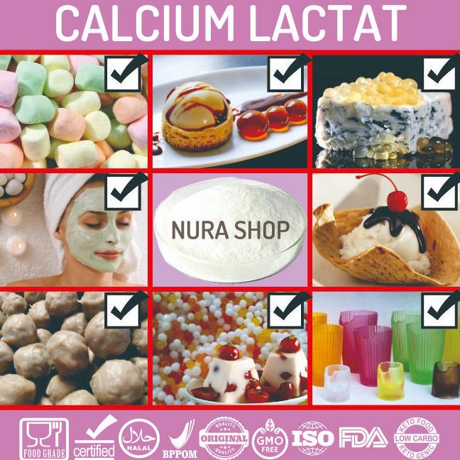 

vikriyansatyaveta5694 Calcium Lactate-Kalsium Laktat Food Grade TERLARIS TERPERCAYA ORIGINAL