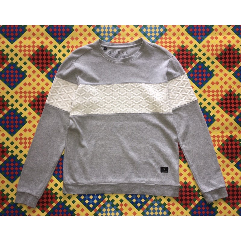 Sweater Oblong CrewNeck CN Guess Second Branded Second Original