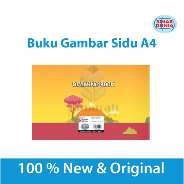 

Sketsagambar- Buku Gambar Sidu A4 / Drawing Book Sinar Dunia A4 Buku Gambar Anak A4 -Buku-Gambar-