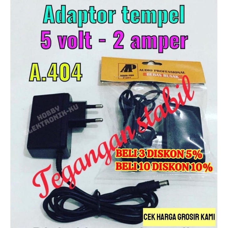 ADAPTOR TEMPEL 2A-5V ORIGINAL “KOREA”