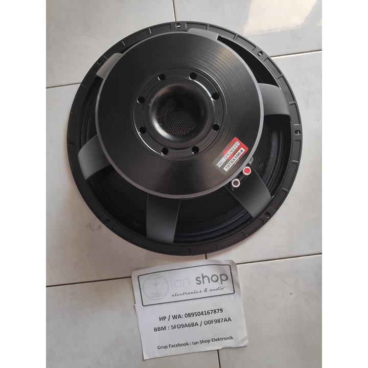 Speaker Component B&C Audio BnC 18TBX100 18 TBX100 18 inchi TBX 100 Grade A Daun Coating RMS 1000 Wa