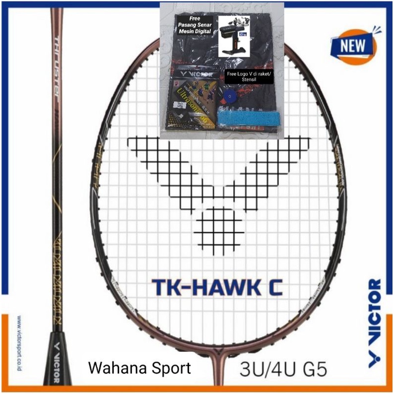 Raket Badminton Victor Thruster Hawk / TK Hawk