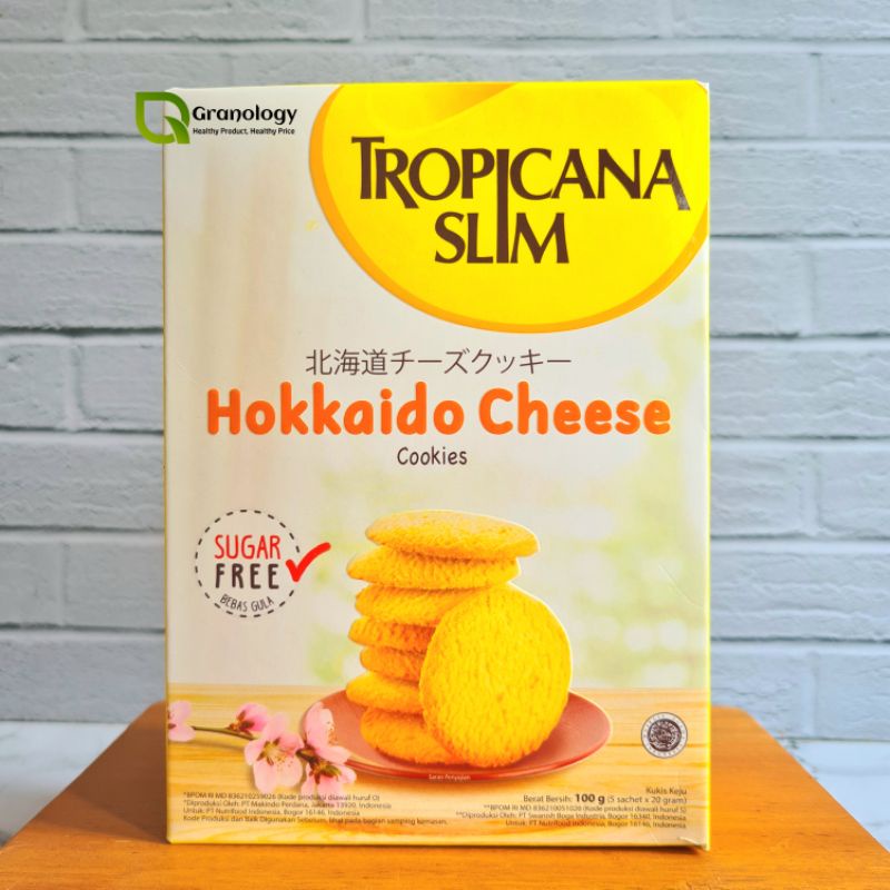 Tropicana Slim Korean Hokkaido Cheese Cookies 1 Box 5 Sachet