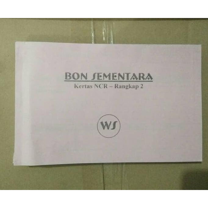 

Best Seller] Buku Bon Sementara Ncr 1/4 Folio Rangkap 2 (Kurang Lbih 50 Set)