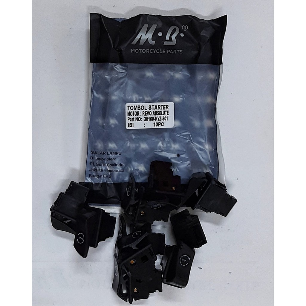 M.B. Tombol Saklar  Stater Motor Honda Revo Absolute