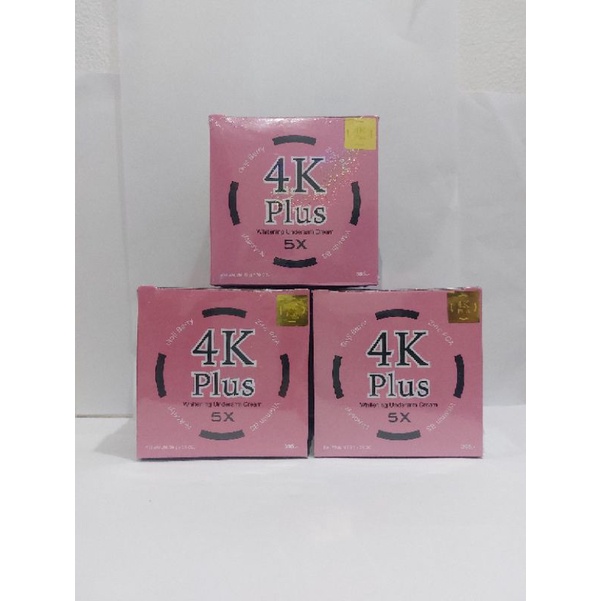 4K PLUS 5X WHITENING UNDERARM CREAM / KRIM 4K / KRIM THAILAND / KRIM KETIAK / PEMUTIH KETIAK / DEODORAN