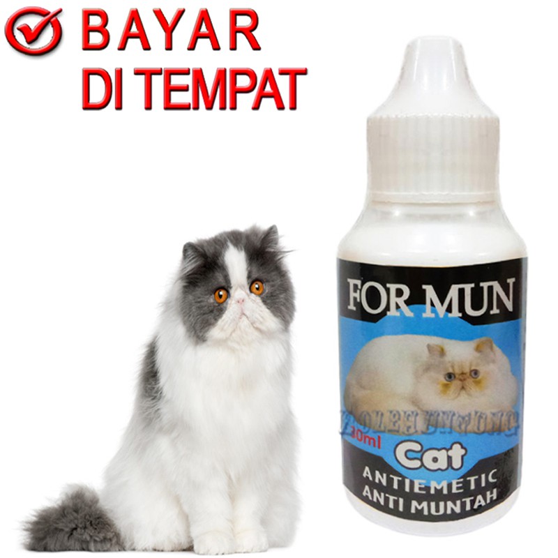 FORMUN OBAT MUNTAH KUCING STRESS MABUK SAKIT INFEKSI PENCERNAAN