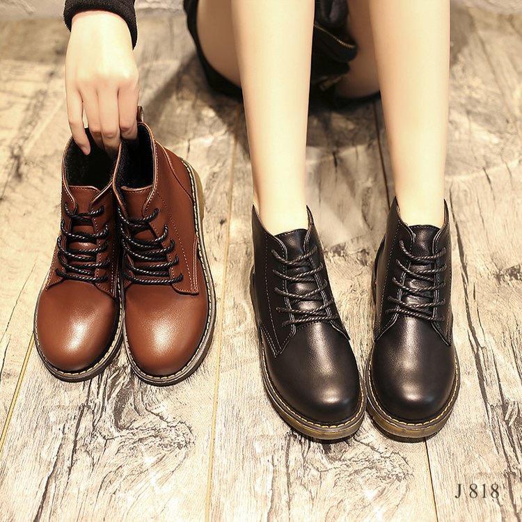 SEPATU WANITA BOOTS DINAR FASHION 818