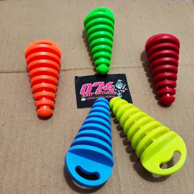 Tutup knalpot karet tutup lubang knalpot racing pnp sliencer lonerider wrx dbs 2T 4T dll-5