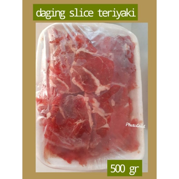 

Daging Slice Teriyaki 500 gr Potongan Tipis Murah