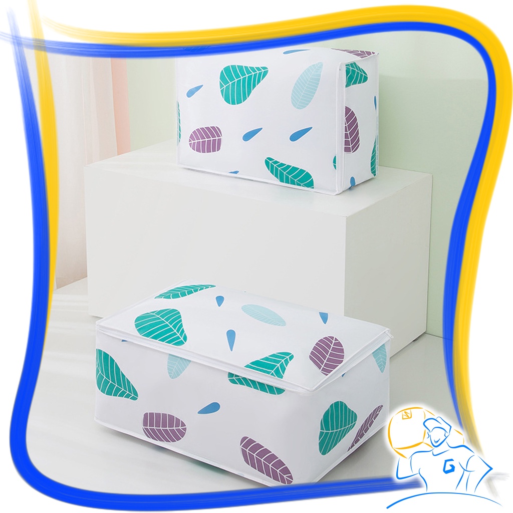 Tempat Penyimpanan Pakaian Anti Debu Kantong Baju Lemari Bed Cover Plastik  Ukuran Jumbo Storage Cloth Dust Cover