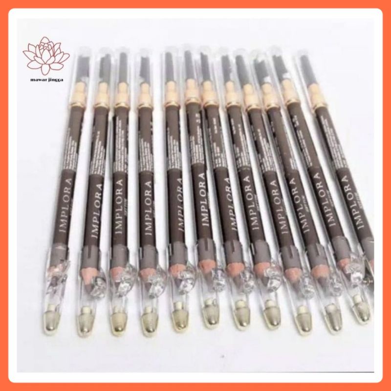 ❤mawarjingga❤ implora pensil alis brown (soft eyebrow pencil) coklat