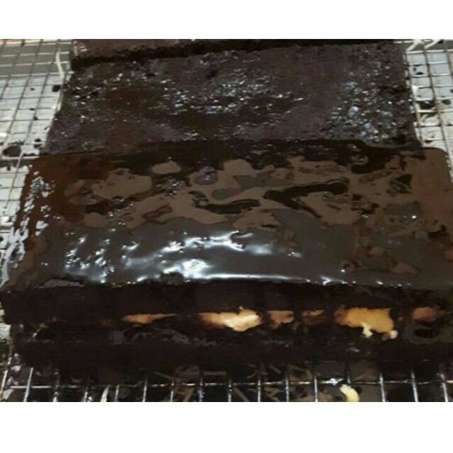 

brownies kukus coklat lumer cream cheese