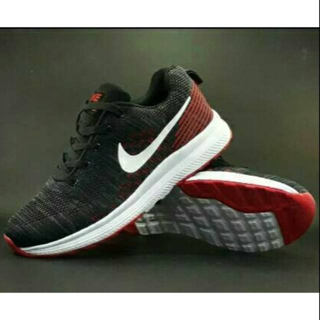 Sepatu nike 3d sneaker pria sekolah kuliah pesta jalan kerja olahraga lari slip on cowok ori