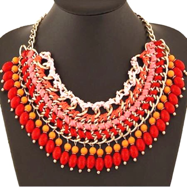 Red Flare Necklace