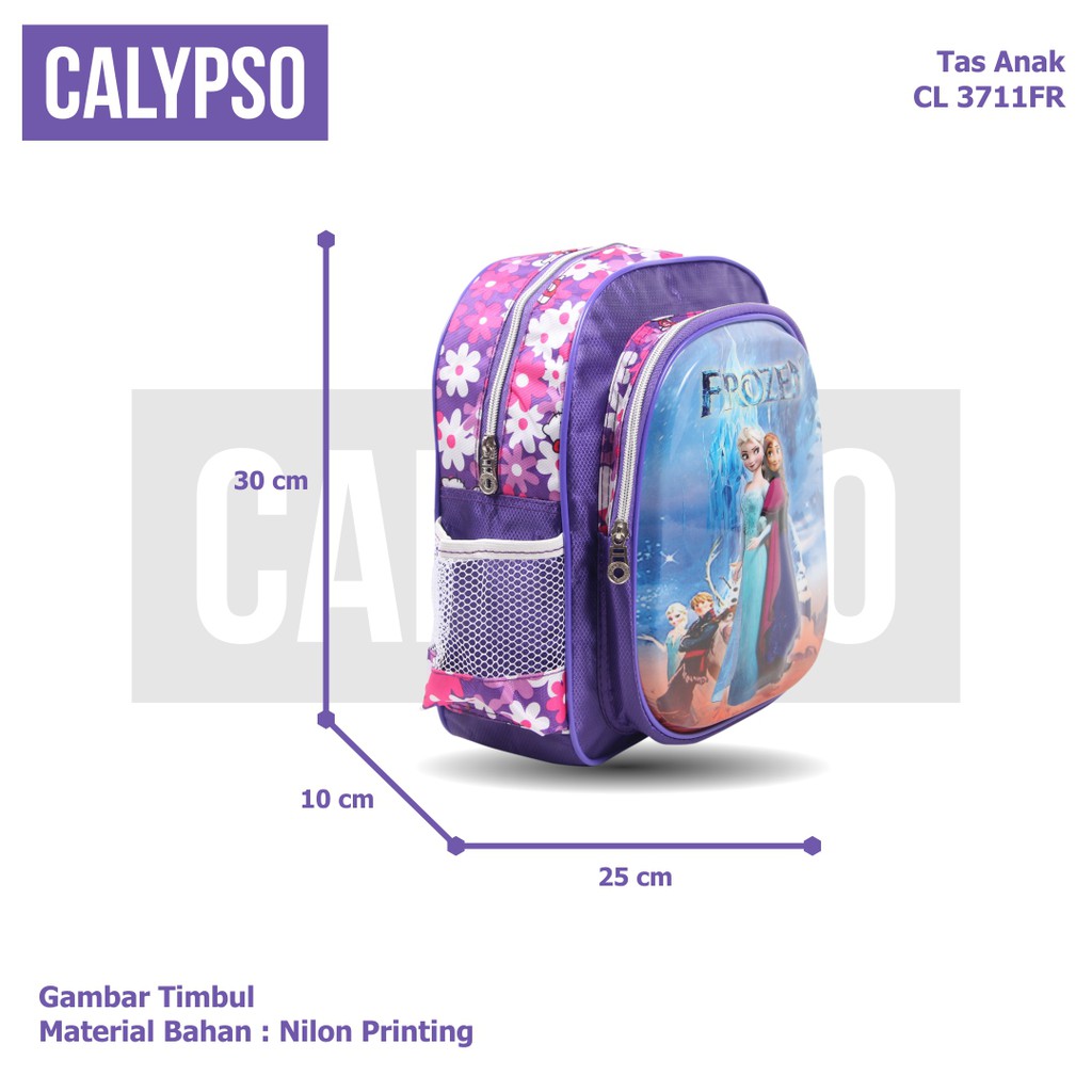 [KLIKTAS] Tas Ransel Anak Perempuan TK Paud Gambar Kartun Calypso 3711 / Backpack Sekolah karakter Hello Kitty