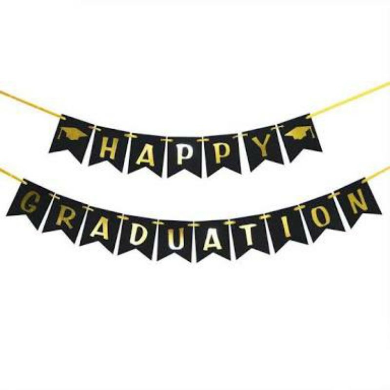 banner happy graduation / banner wisuda