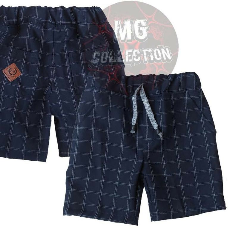 terbaru celana tartan  kotak&quot; pendek kids anak usia 1 2 3 4 5 6 7 8 9 10