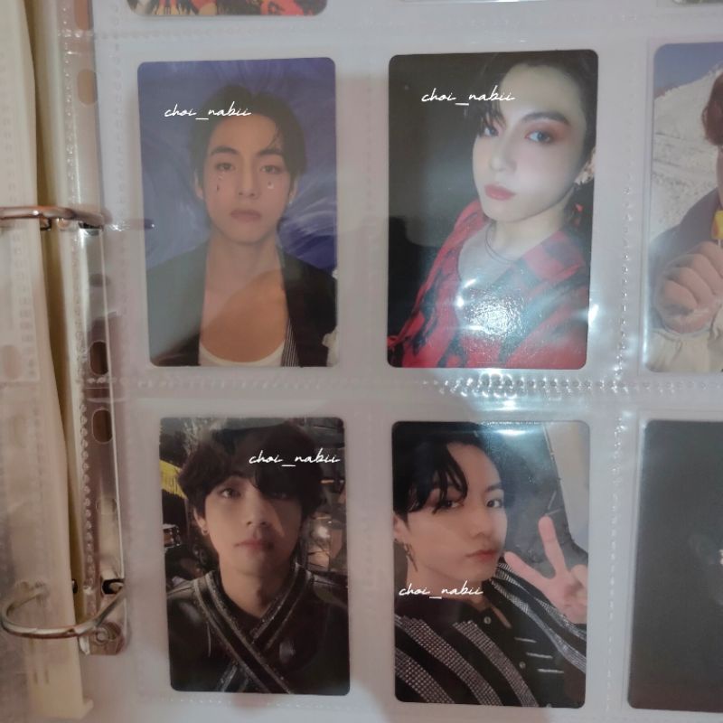 photocard mcb Taehyung dan Jungkook clue dan route | pc mots one photobook bts
