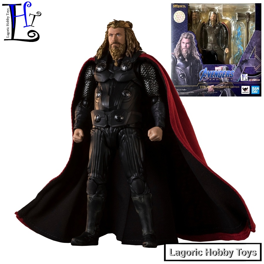 SHF Thor Final Battle Fat [Avengers EndGame] Bandai Mainan Figure