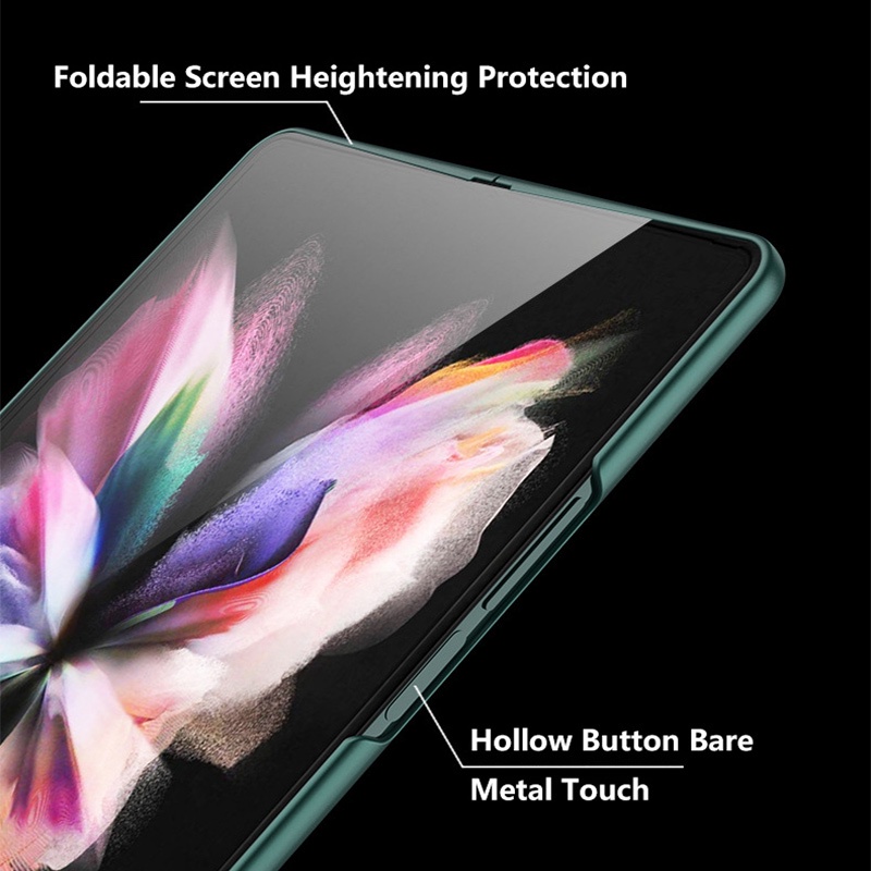 Casing Hard Case PC Matte Shockproof Ultra Tipis Mewah Untuk Samsung Galaxy Z Fold 3 / W22