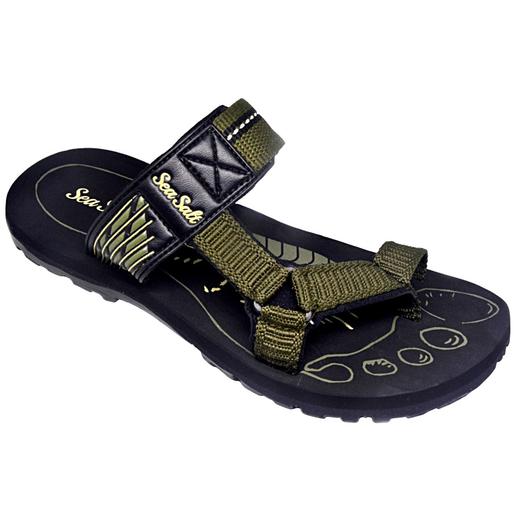 BIG SALE Sandal Outdoor - Sandal Gunung Cowok/Pria Sea Salt Forest 02-M KUALITAS PREMIUM