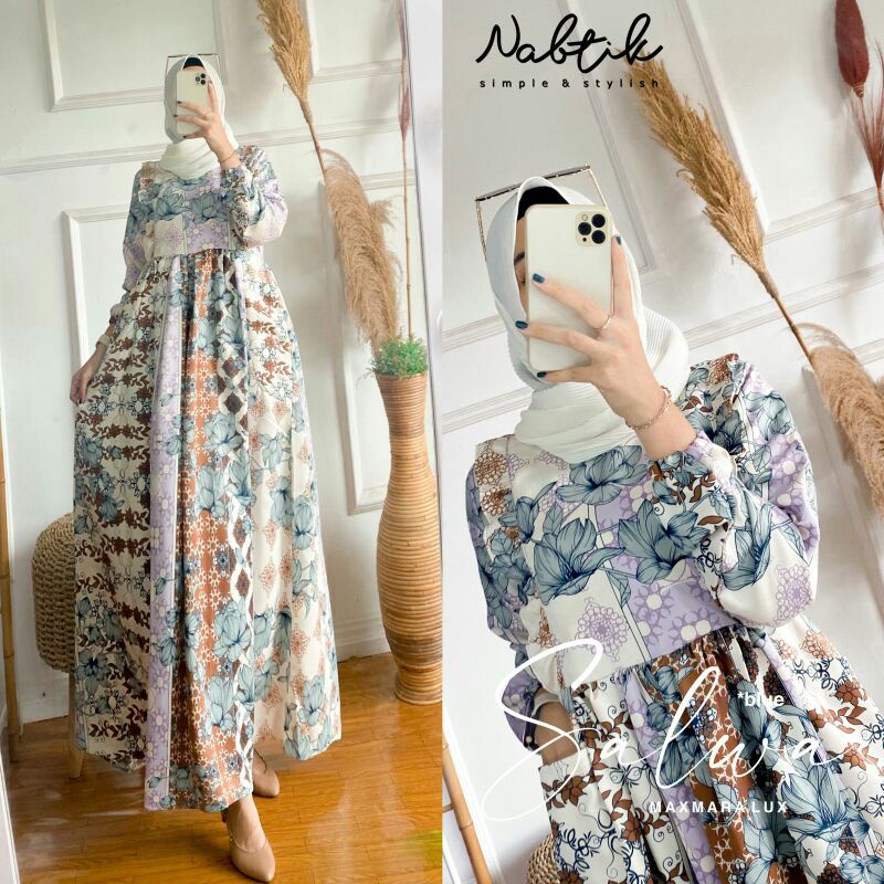 FELIA &amp; SALWA Maxi Dress Ori by Nabtik