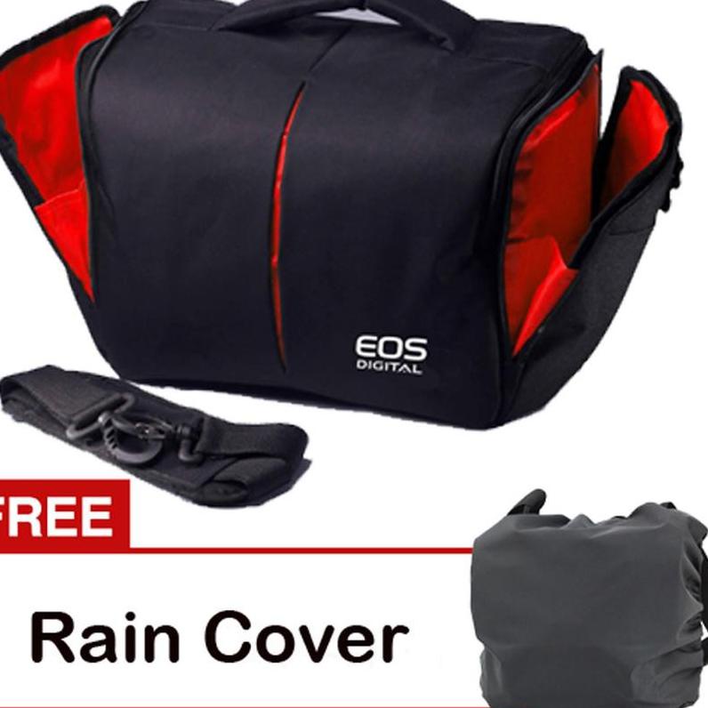 Lagi Tren.. Tas Kamera DSLR Canon EOS 6D 60D 5D Mark II III IV 80D 800D T6 free raincover