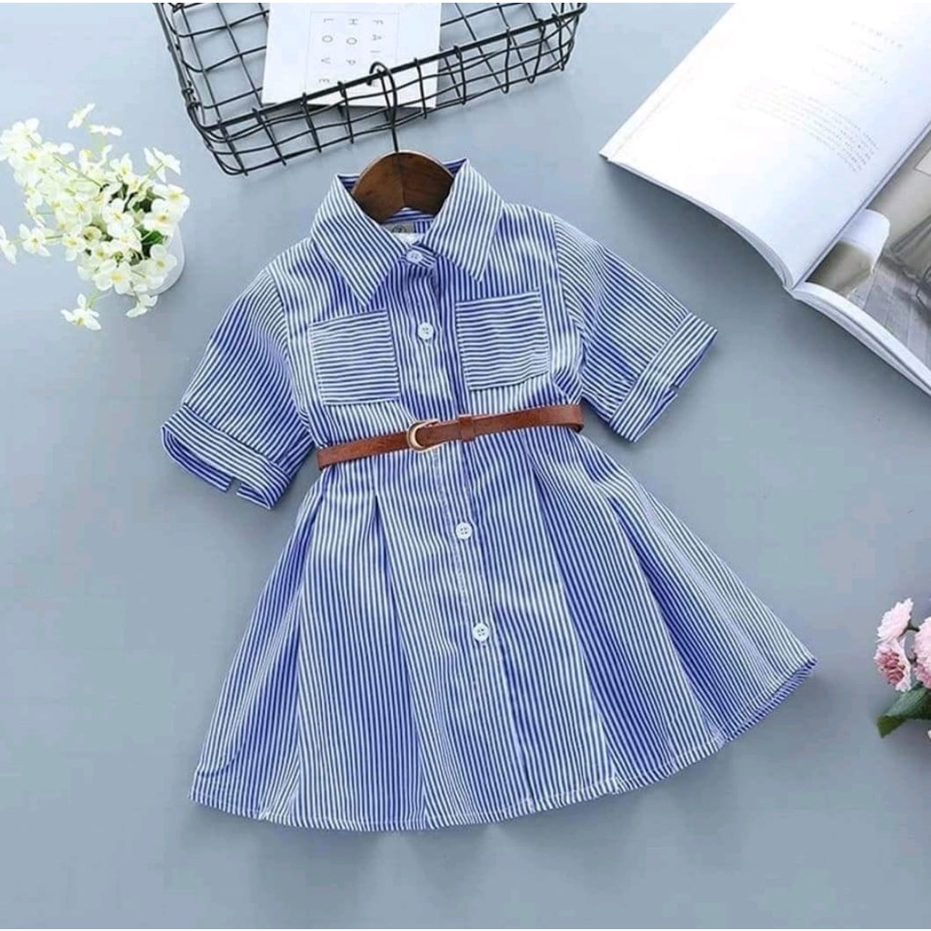 BISA PILIH WARNA DRES ANAK PEREMPUAN USIA 1-7 THN TERMURAH