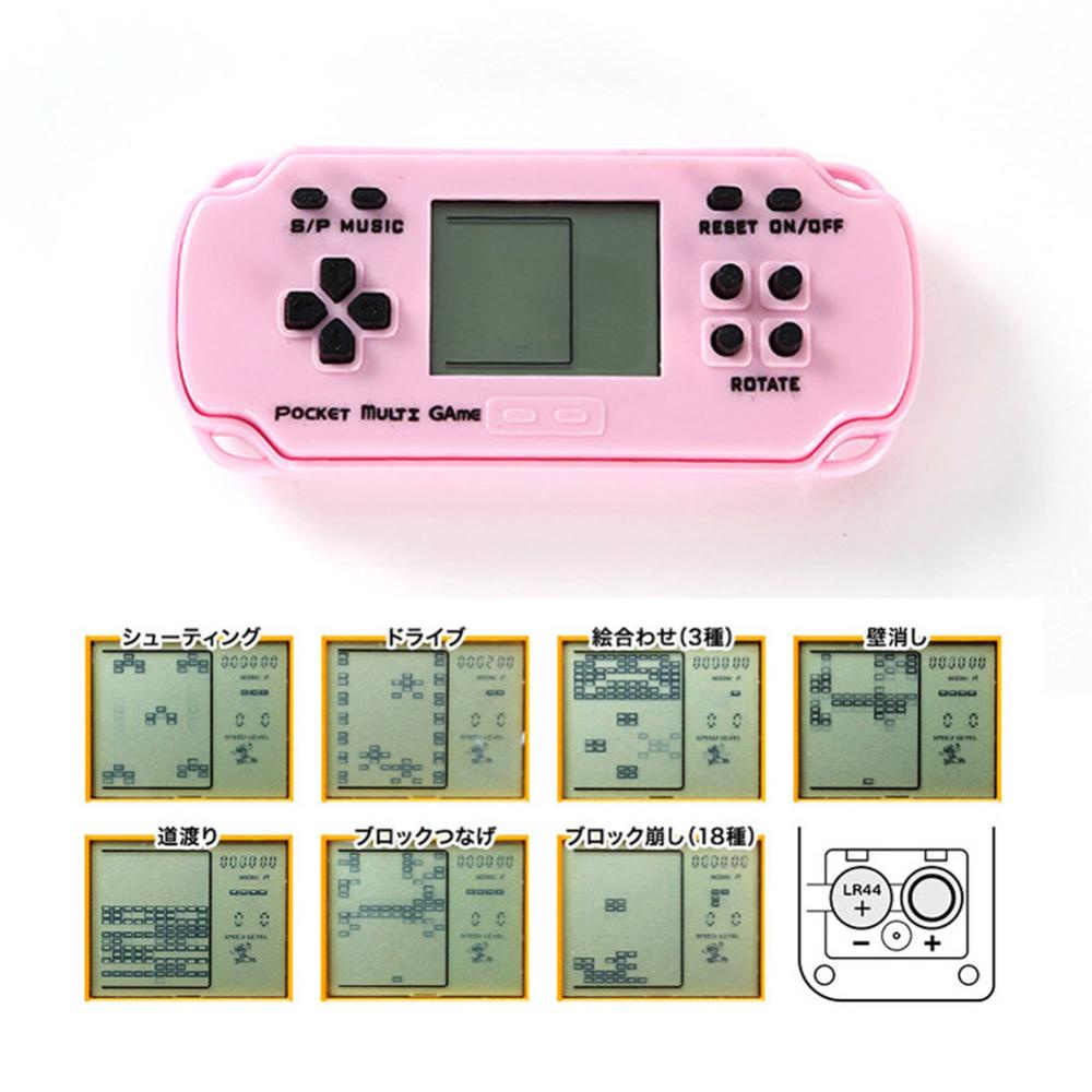 Timekey Gantungan Kunci Game Tetris Retro Dengan 26 Permainan Built-in Untuk Hadiah Anak L5P8