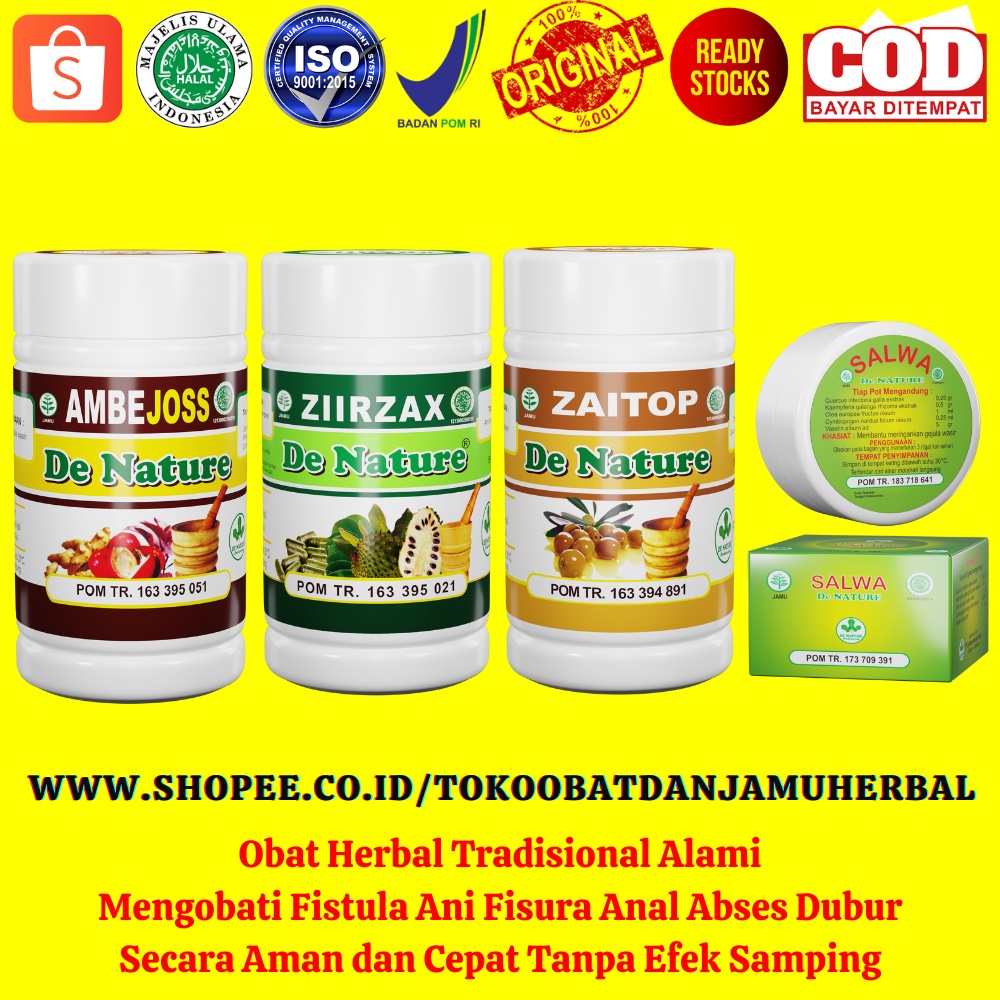 Paket Herbal Alami Mengobati Fistula Ani Fisura Anal Abses Dubur