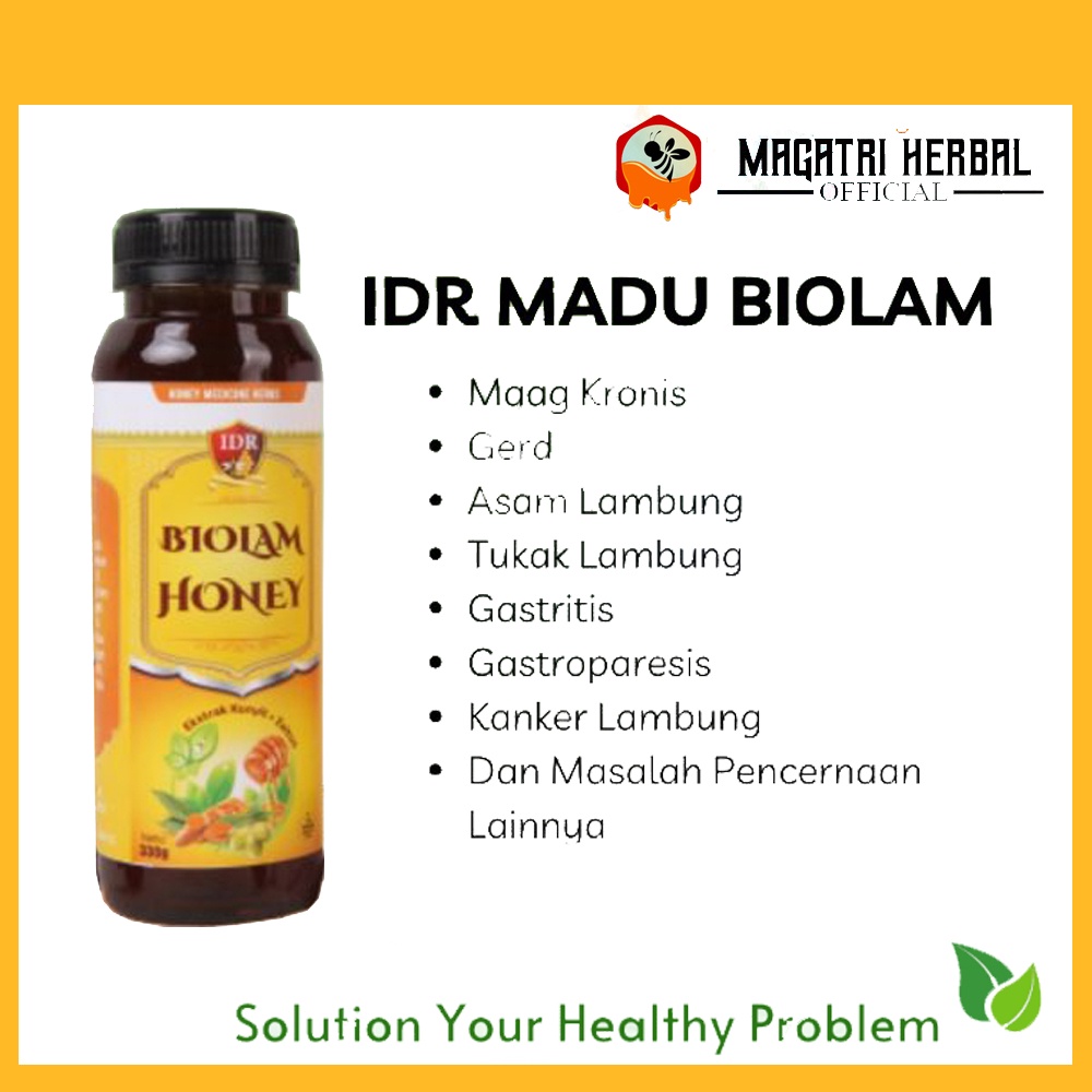 Obat kanker///Obat Kanker Lambung///Obat Tukak Lambung///IDR Madu Biolam
