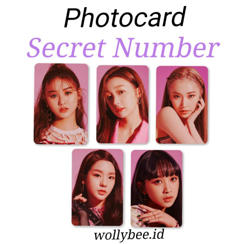 Secret Number comeback (who dis) photocard unofficial