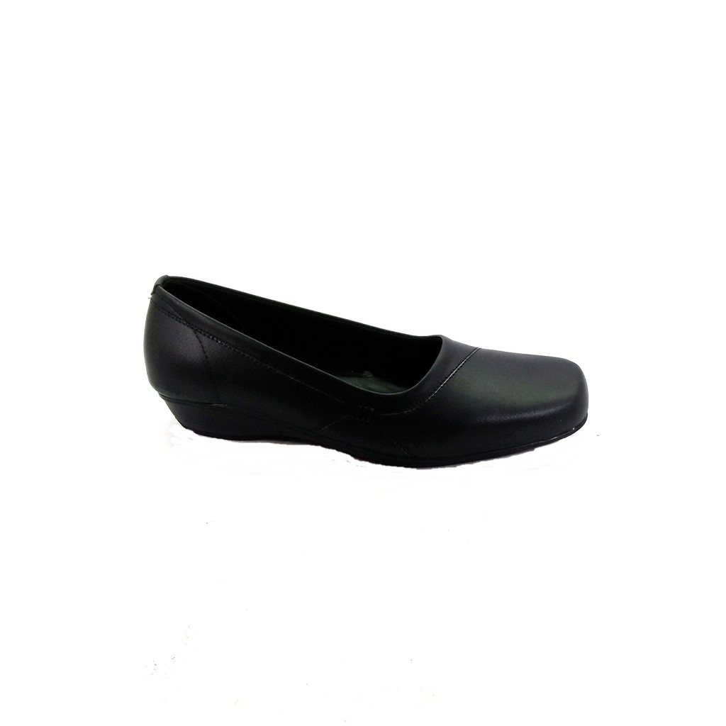 Sepatu Pantofel Wanita Flat PS8 Hitam
