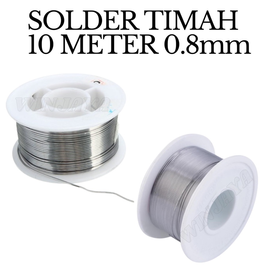 TIMAH SOLDER 0.8 MM ALLOY 60/40 PANJANG 10 METER