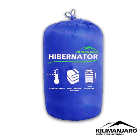 SB Sleeping Bag WATERPROOF KILIMANJARO Hibernator Series Polar Bulu Sleeping Bag super tebal