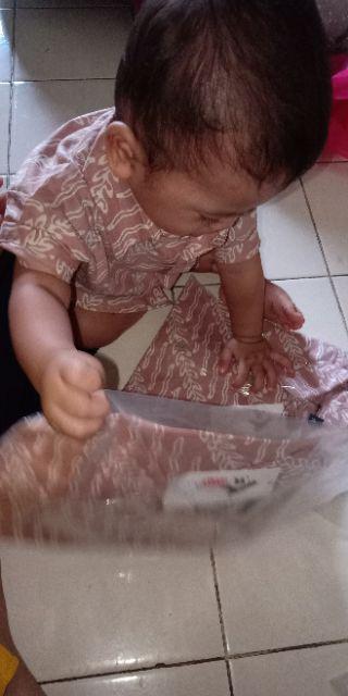 Kemeja Batik Anak Biru Langit By Rayhan Batik