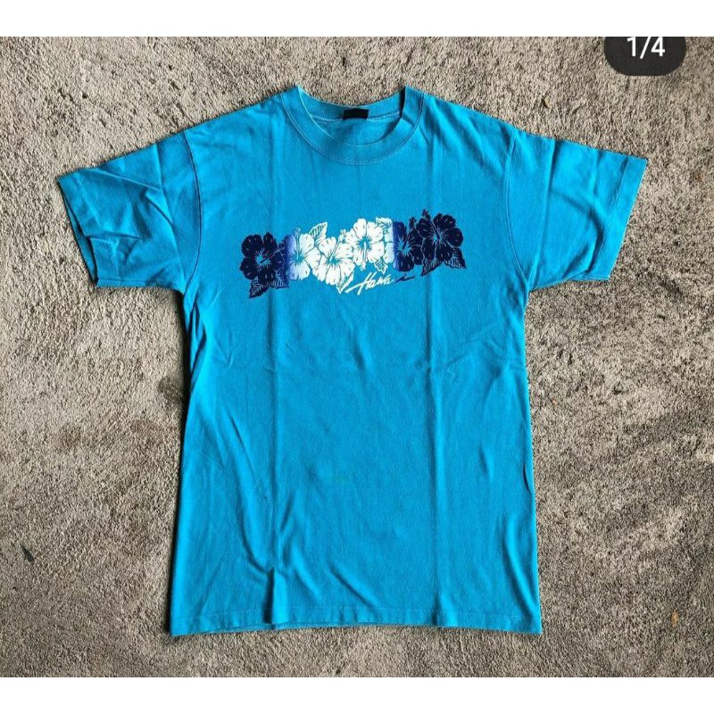 KAOS VINTAGE SECOND PAKAIAN PRIA HAWAII KAOS UNISEX ATASAN PRIA