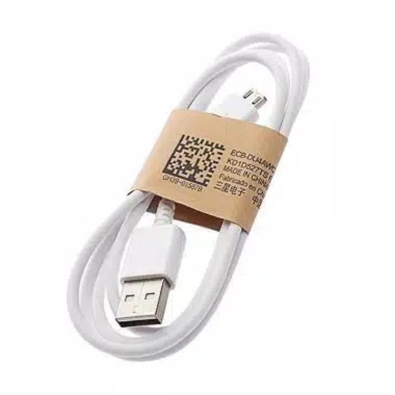 Kabel Data SAMSUNG S4 USB Micro V8 Non Pack PUTIH