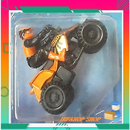 Mainan Miniatur Anak Diecast Mobil Motor ATV Roda 4