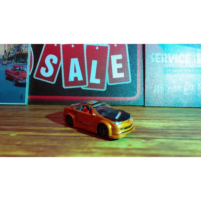 Mainan Mobil Muscle Machines Honda Civic Custom, Rare Item, Loose