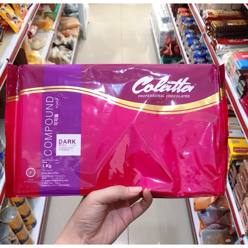 

Colatta Dark compoud chocolate 1kg