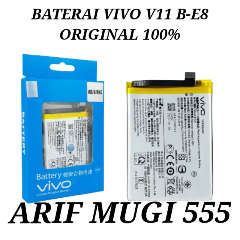 Baterai Battery Batre Batu Batrai Vivo V11 B-E8 Original