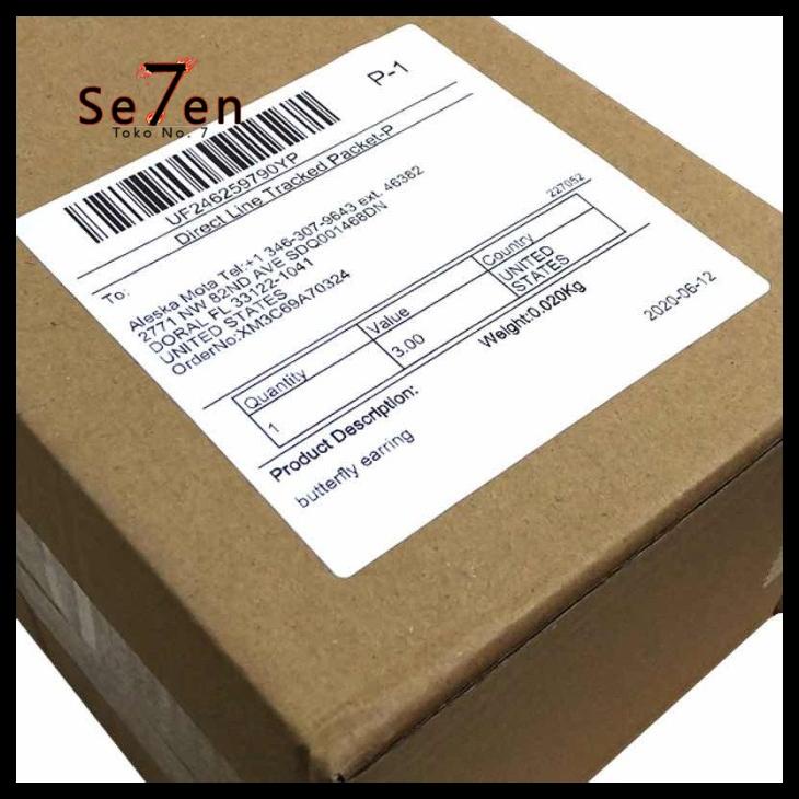 

TERLARIS KERTAS LABEL STIKER 500 STICKER THERMAL BARCODE 100 X 150 UKURAN A6 TERLARIS